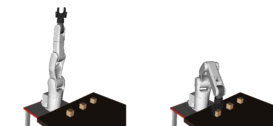 Start and goal configurations.